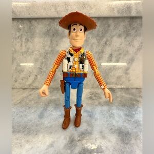 Vintage and Rare Pixar Toy Story Woody Figurine with Removable Hat